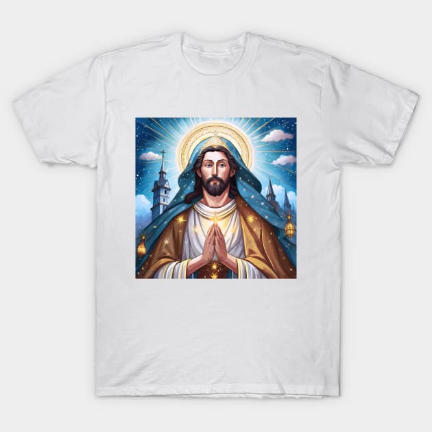 Saint Jesus for Christmas T-Shirt by KOTYA